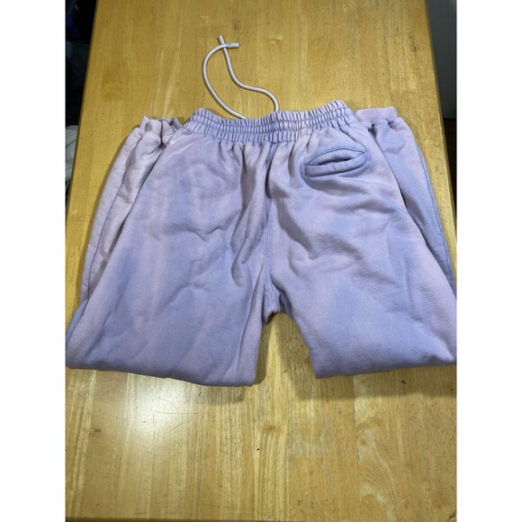 *AUTHENTIC* Off-White Womens Laundry Cargo Sweat Pant in Lilac Pockets Oversized - Picture 2 of 13